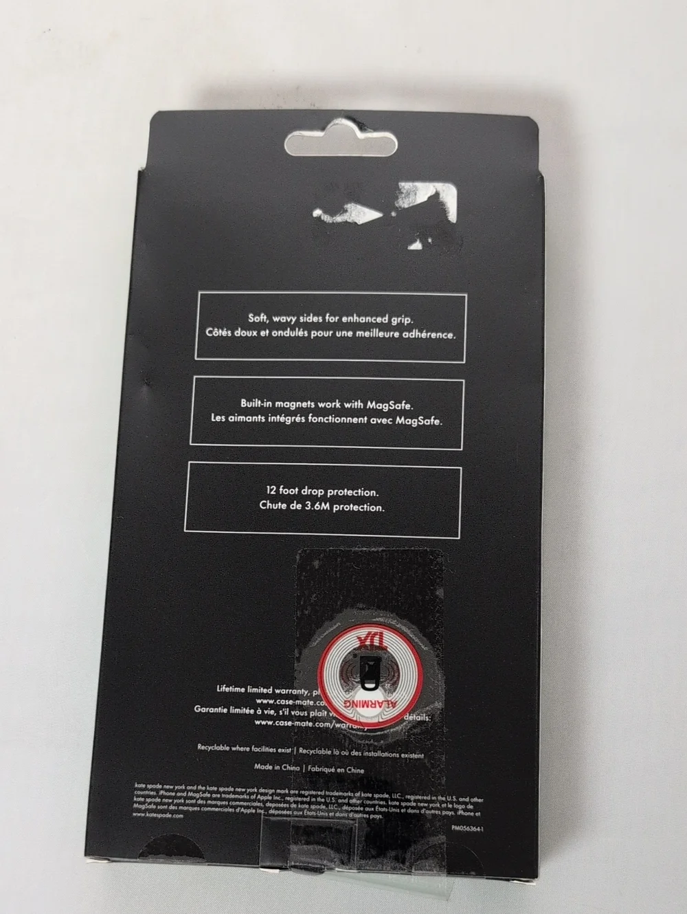 Kate Spade iPhone 16 Pro Max Wavy Clear & Light Purple Phone Case